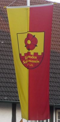 Fahne des Lipperoder Sch&uuml;tzenv.